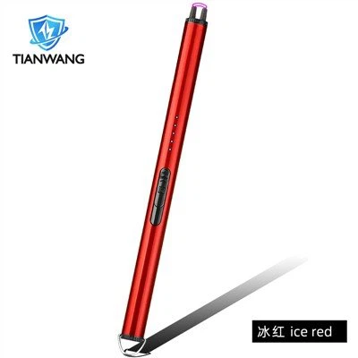 ไฟแช็กในครัวแบบชาร์จไฟได้แบบยาวพร้อมสวิตช์นิรภัย