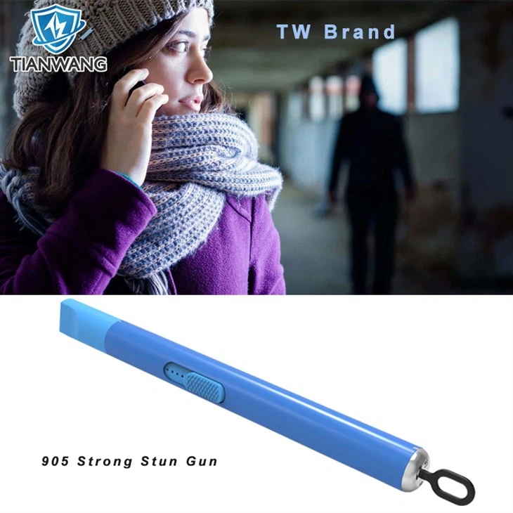 Portable Self Defense Stun Gun With Slider Switch And LED Indicator